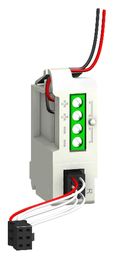 Schneider Electric LV434210 power supply connector, ComPact NSX, 24 VDC, for MicroLogic 5/6