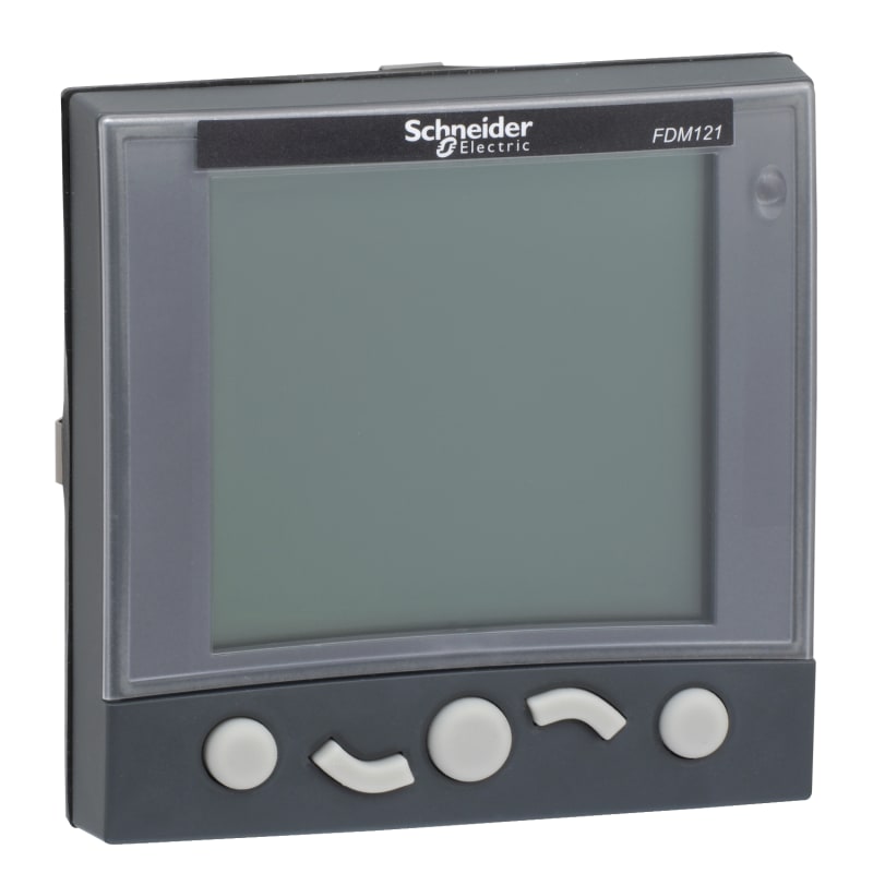 Schneider Electric TRV00121 switchboard display module FDM 121, 1 connected device, screen 96 x 96 mm, IP54 on front face