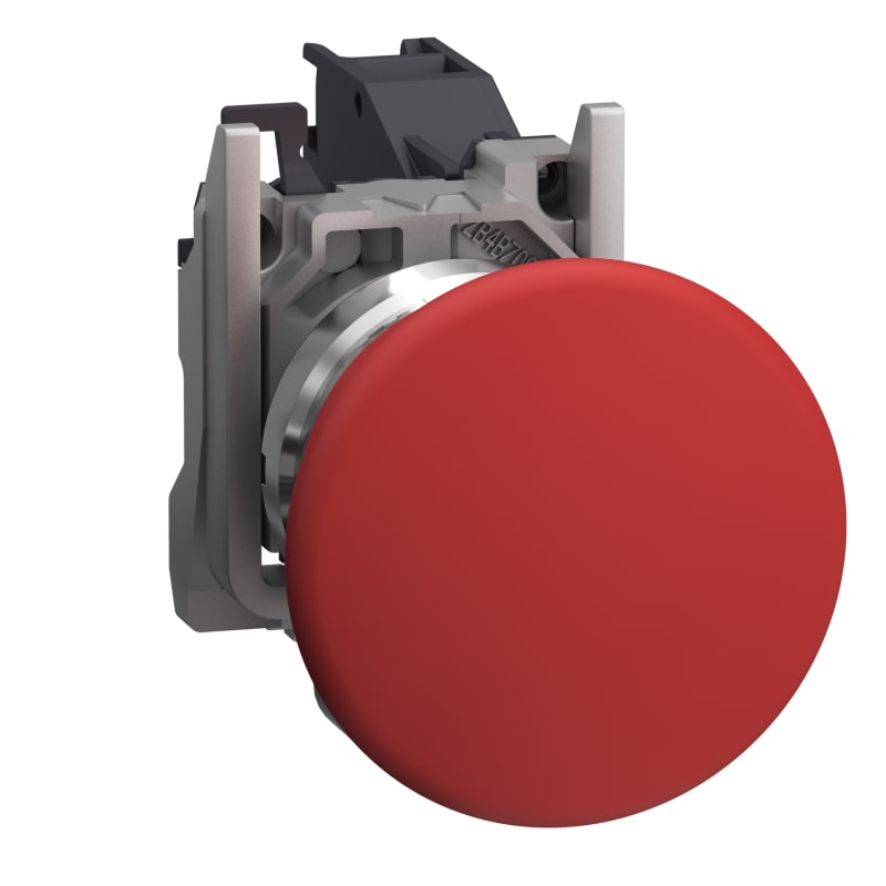 Schneider Electric Complete push button, Harmony XB4, Explosive atmosphere, red mushroom pushbutton XB4BC42GEX