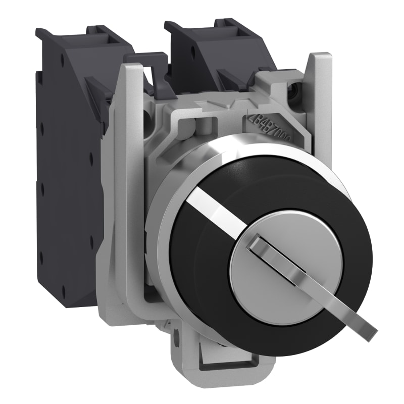 Schneider Electric Complete selector switch, Harmony XB4, Explosive atmosphere, 455 Key swith 2 positions spring return XB4BG61GEX