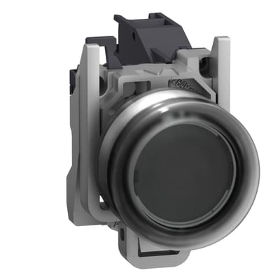 Schneider Electric Complete push button, Harmony XB4, Explosive atmosphere, pushbutton black with boot XB4BP21GEX