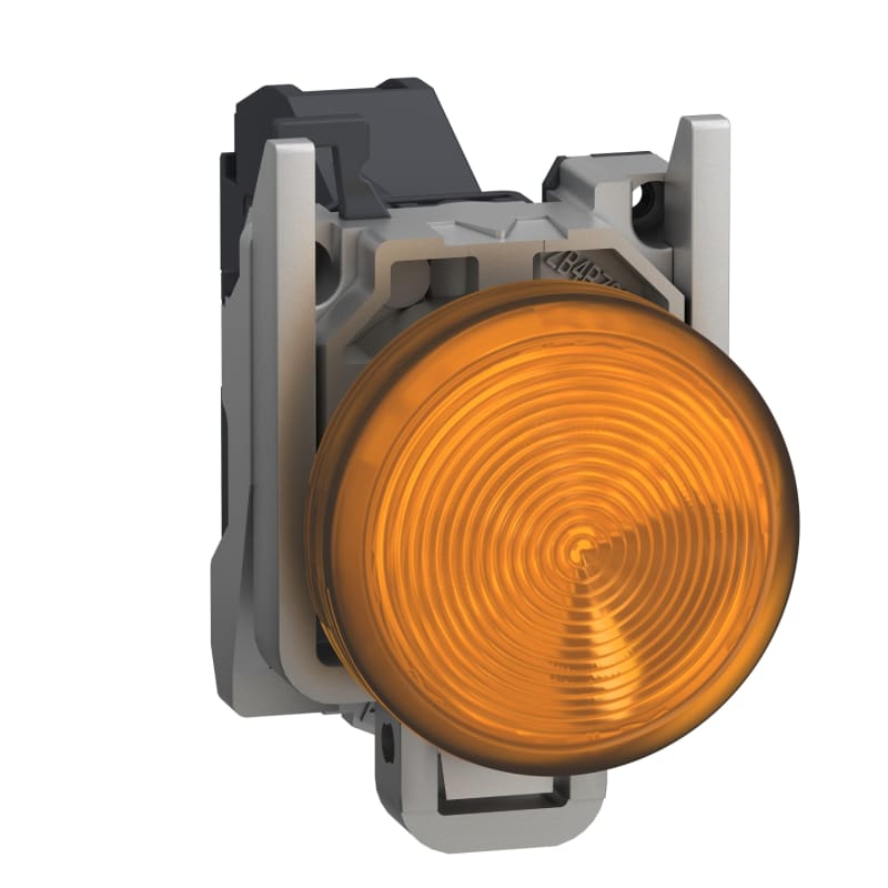 Schneider Electric Complete pilot light, Harmony XB4 - ATEX D, orange, integral LED, 24...254V XB4BVBM5GEX