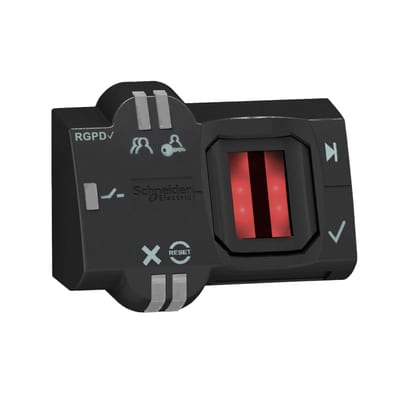 Schneider Electric Biometric switch bistable RGPD, Harmony XB5S, plastic, 22mm, connection by 2M cable, 24V AC DC XB5S6B2L2