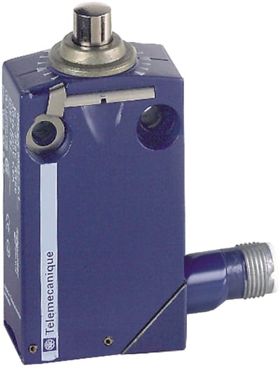 Telemecanique XCMD2110M12 Limit Switch, Metal Plunger, M12 connector