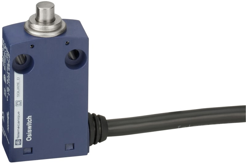 Telemecanique XCMN2110L1 Limit Switch, Plunger, Plastic Body, 1 m cable
