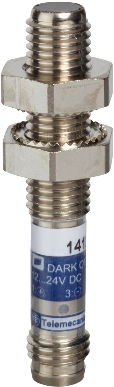 Telemecanique XUAH0515S Miniature Photoelectric Sensor M8, Diffuse, PNP NO, M8 Connector