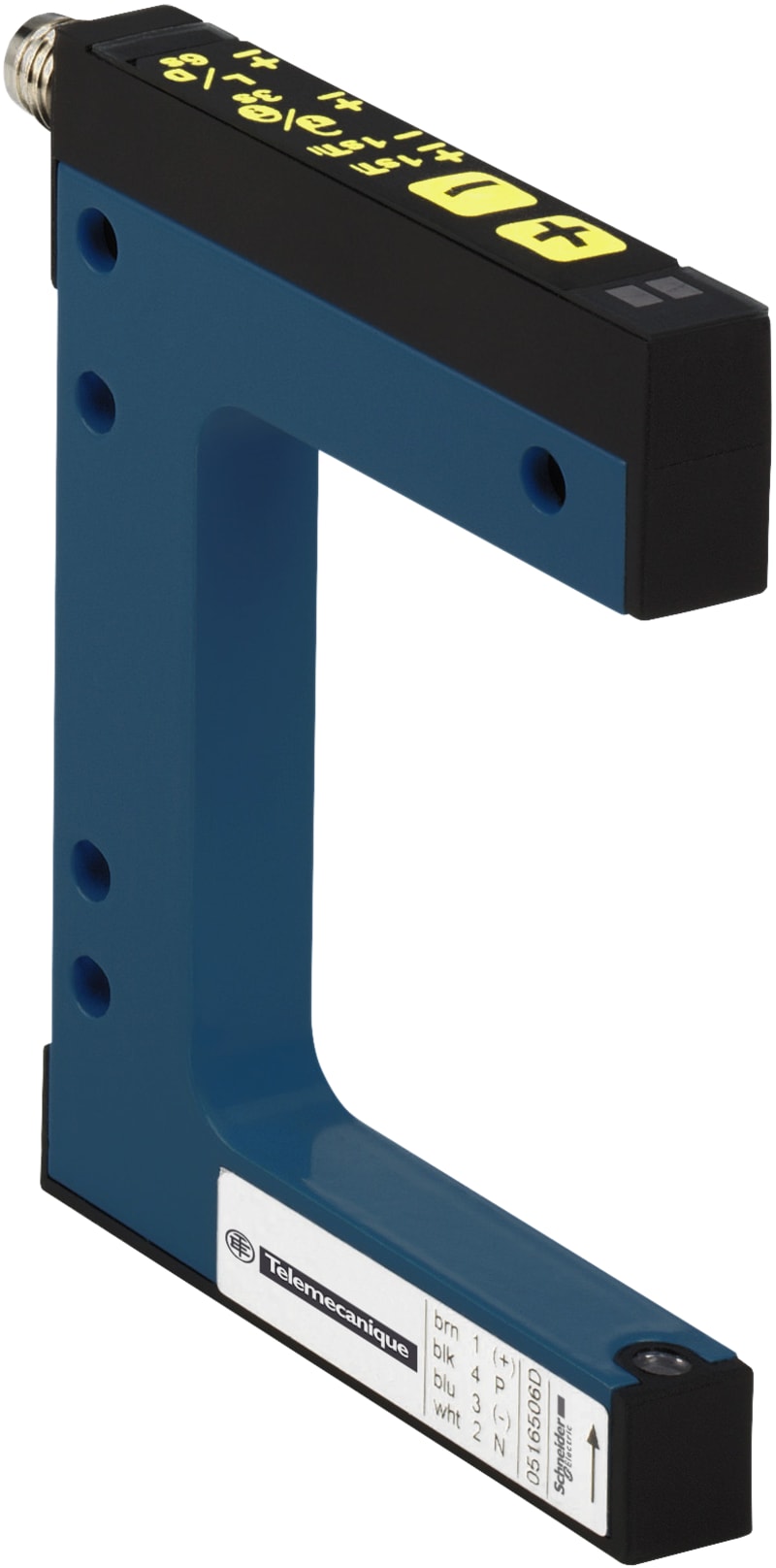 Telemecanique XUYFANEP40002 Infrared Fork Sensor 42 × 2 mm, Teach-In, M8 Connector