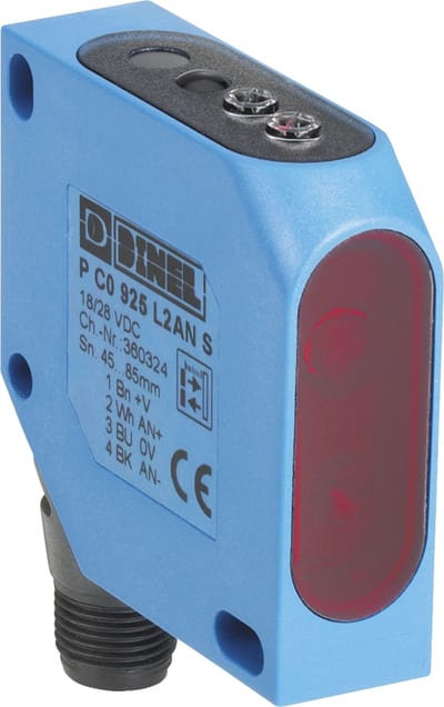 Telemecanique XUYPCO925L1ANSP Laser Photoelectric Sensor, Analogue 0–10 V, Sn 60 mm