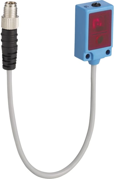 Telemecanique XUYPS989SP Photoelectric Sensor, Background Suppression, Red Light, Sn 80 mm