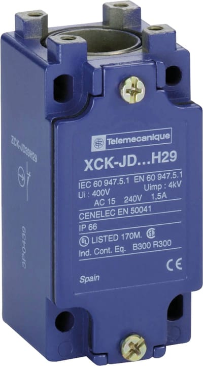Telemecanique ZCKJD37H29 Limit Switch Body, Metal, Slow-break, M20 cable entry