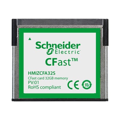 Schneider Electric Memory cartridge, Harmony GTU, CFast card 32 GB system HMIZCFA32S