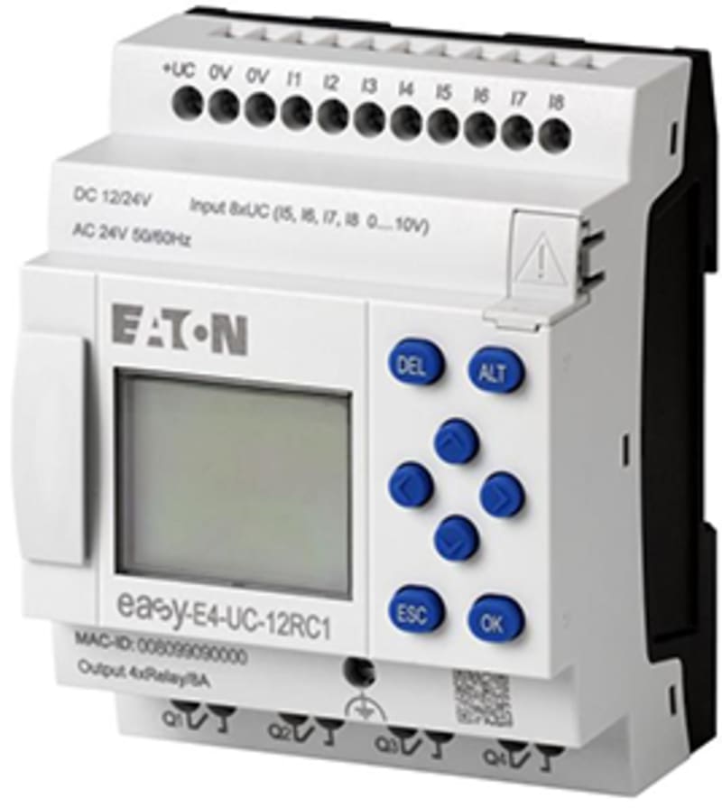 Eaton EASYE4-UC-12RC1 Control Relay 24V AC/DC 12 I/O