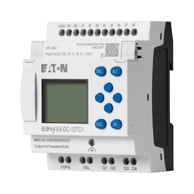 Styrerelè, EASYE4 with display