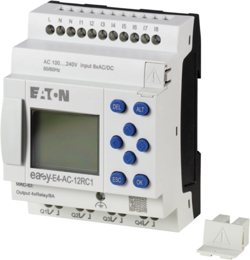 EASY-E4 styrerelè with display, 230VAC (EASY-E4-AC-12RC1)