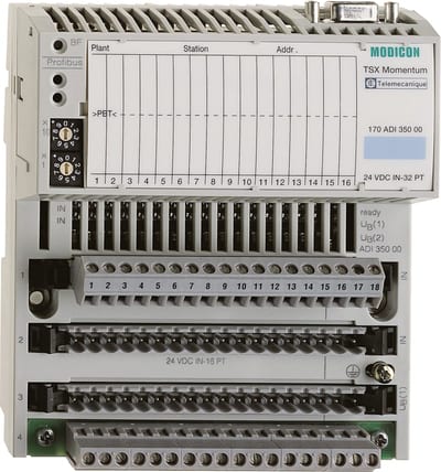 Schneider Electric discrete input module Modicon Momentum - 32 Input 24 V DC 170ADI35000