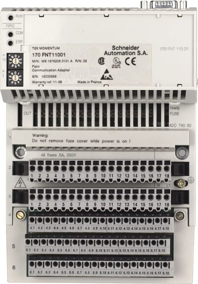 Schneider Electric discrete I/O module Modicon Momentum - 10I / 8O relay 170ADM39030