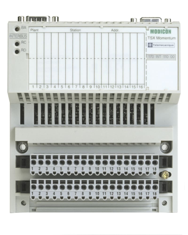 Schneider Electric Modicon Momentum - Interbus communication adaptor - twisted pair 170INT11000
