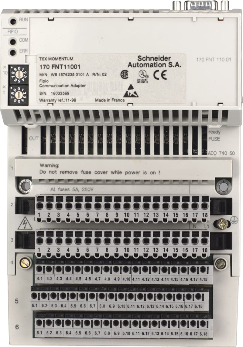Schneider Electric distributed analog output Modicon Momentum - 4 Output - 4..20 mA 170AAO92100
