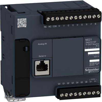 Schneider Electric controller M221 16 IO transistor PNP TM221C16T