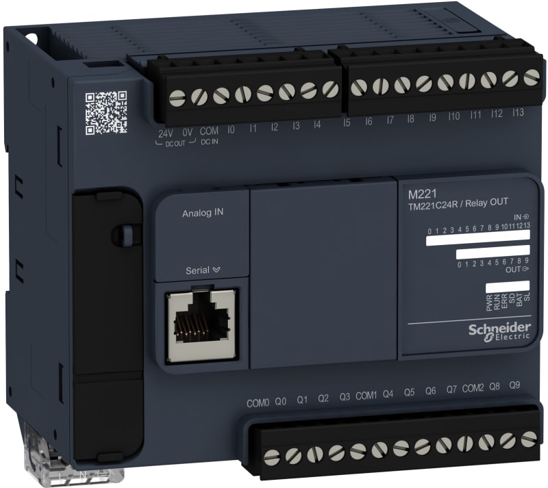 Schneider Electric controller M221 24 IO relay TM221C24R