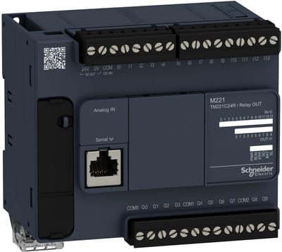 Schneider Electric controller M221 24 IO relay TM221C24R