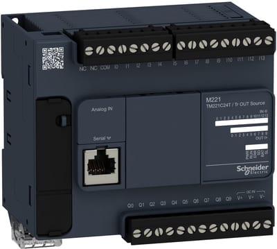 Schneider Electric controller M221 24 IO transistor PNP TM221C24T