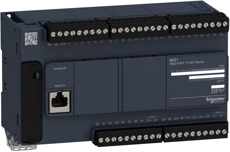 Schneider Electric controller M221 40 IO transistor PNP TM221C40T