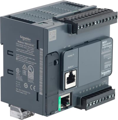 Schneider Electric controller M221 16 IO transistor PNP Ethernet TM221CE16T