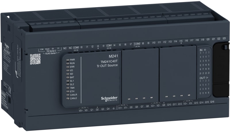 Schneider Electric controller M241 40 IO transistor PNP TM241C40T