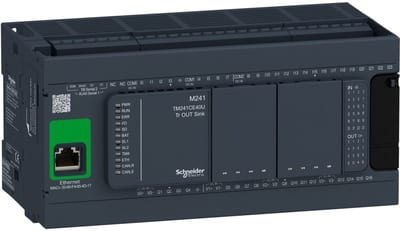 Schneider Electric controller M241 40 IO transistor NPN Ethernet TM241CE40U