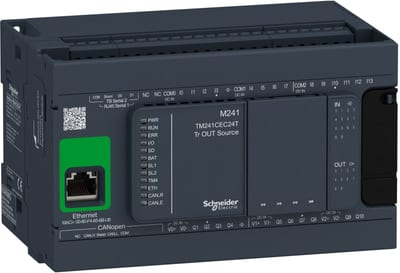 Schneider Electric controller M241 24 IO transistor PNP Ethernet CAN master TM241CEC24T