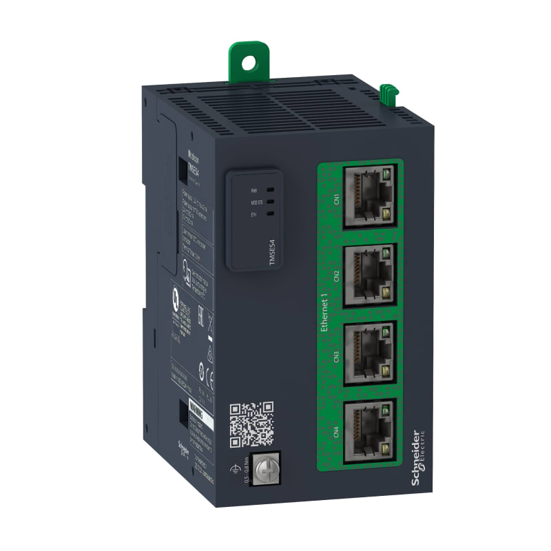 Schneider Electric Smart communication module, Modicon M262, Ethernet, 4 RJ45 TMSES4