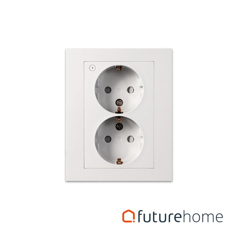 Socket double low ZigBee 3.0 white (FH9043)
