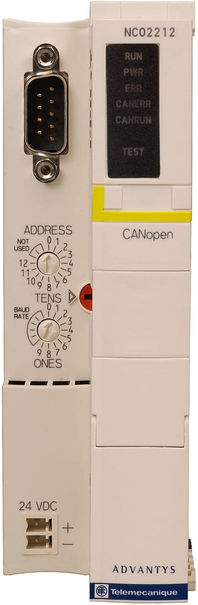 Schneider Electric standard Network Interface Module STB - CANopen bus - 1 Mbit/s STBNCO2212