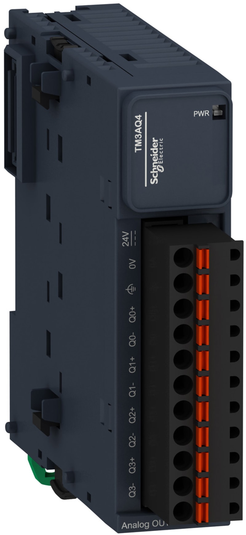 Schneider Electric Modicon TM3 - 4 analog outputs (spring) 24VDC TM3AQ4G