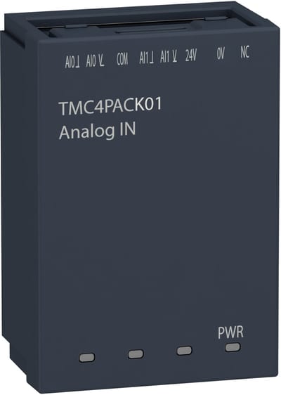 Schneider Electric TMC4PACK01 Analogue Input Cartridge M241, packaging, 2 inputs