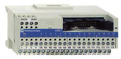 Schneider Electric passive connection sub-base ABE7 - 16 inputs or outputs - Led ABE7H16C21