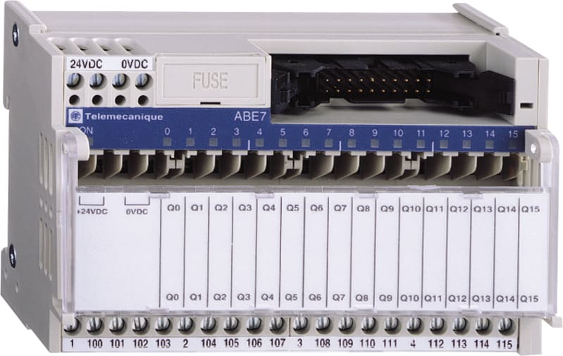 16 O, 4PR.GR, 5mm RELAY,LED (ABE7P16T111)