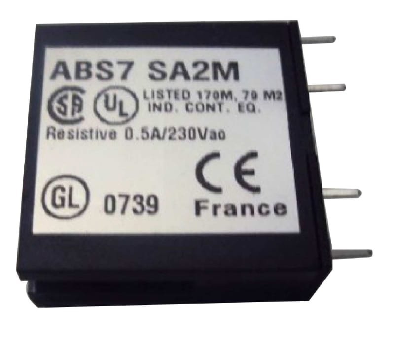 Schneider Electric plug-in solid state relay - 10 mm - output - 24..240 V AC - 0.5 A ABS7SA2M