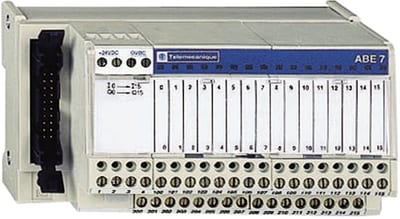 Schneider Electric passive connection sub-base ABE7 - 16 inputs or outputs - Led ABE7H16R21