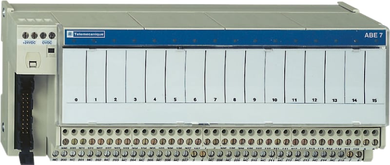 Schneider Electric sub-base - soldered electromechanical relays ABE7 - 8 channels - relay 5 mm ABE7R08S111