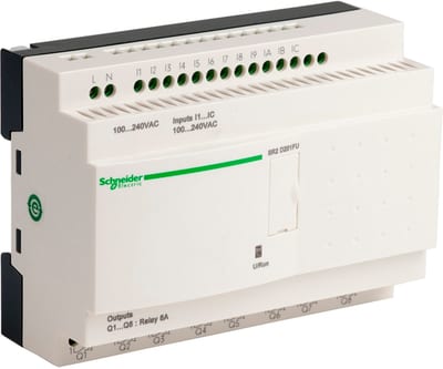 Schneider Electric compact smart relay Zelio Logic - 20 I O - 100..240 V AC - no clock - no display SR2D201FU