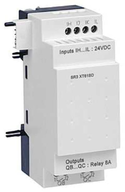 Zelio Logic Extension 4I/2O 24V (SR3XT61BD)
