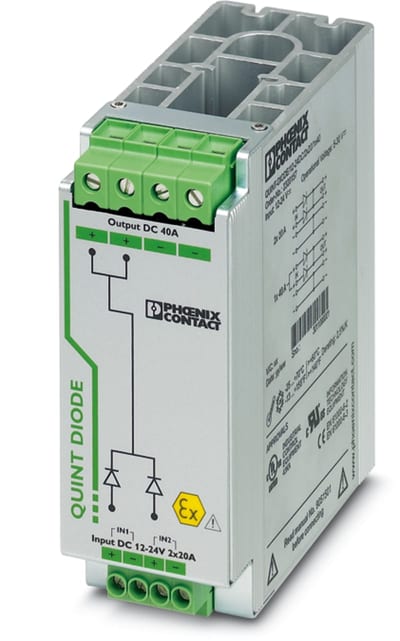 Redundancy Module (QUINT-DIODE/12-24DC/2X20/1X40)