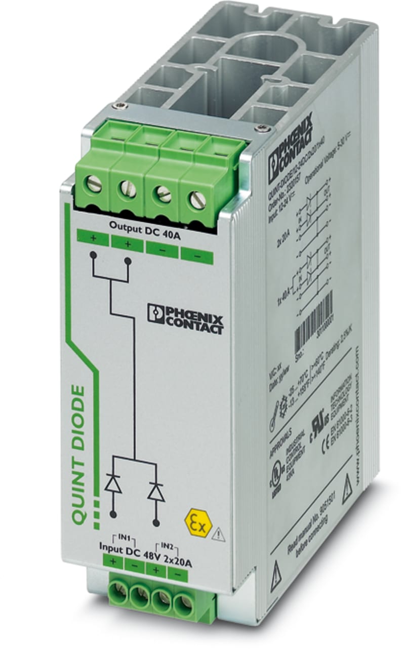 Redundancy Module (QUINT-DIODE/48DC/2X20/1X40)