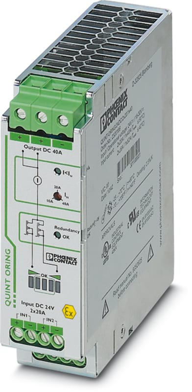 Redundancy Module with Protective Coating (QUINT-ORING/24DC/2X20/1X40)