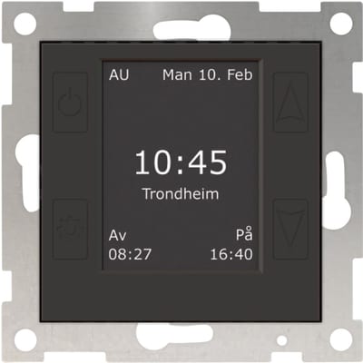 CTM Lyng mTouch Astro BLACK OP Digital Time Switch