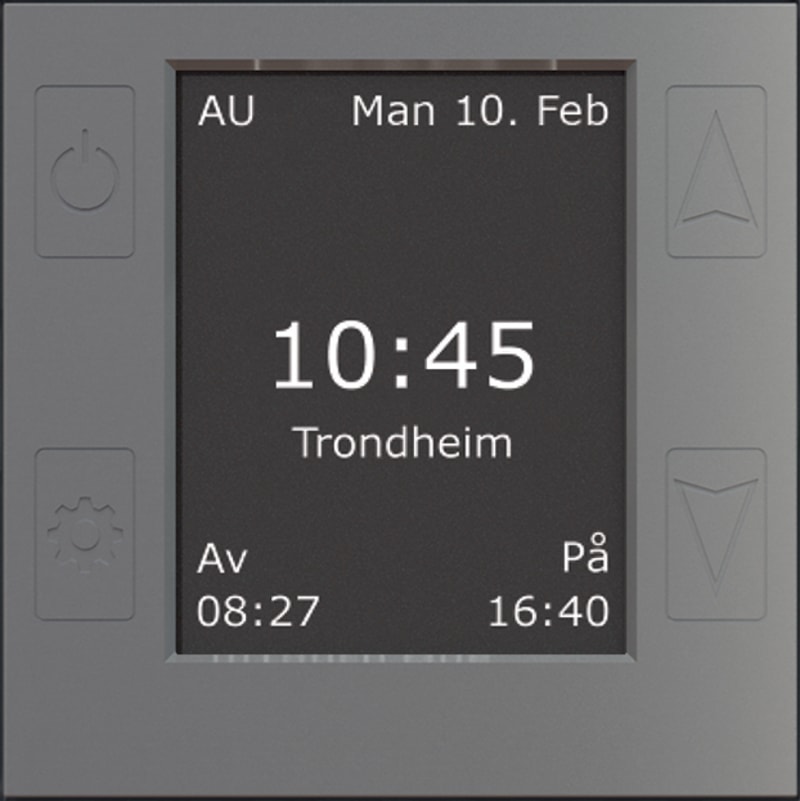 Ctm Lyng mTouch Astro Front Alu Digital Time Switch (4503173)