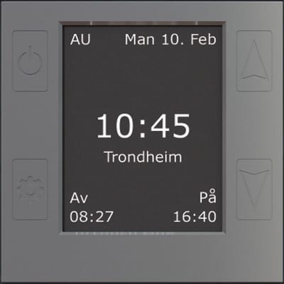 Ctm Lyng mTouch Astro Front Alu Digital Time Switch