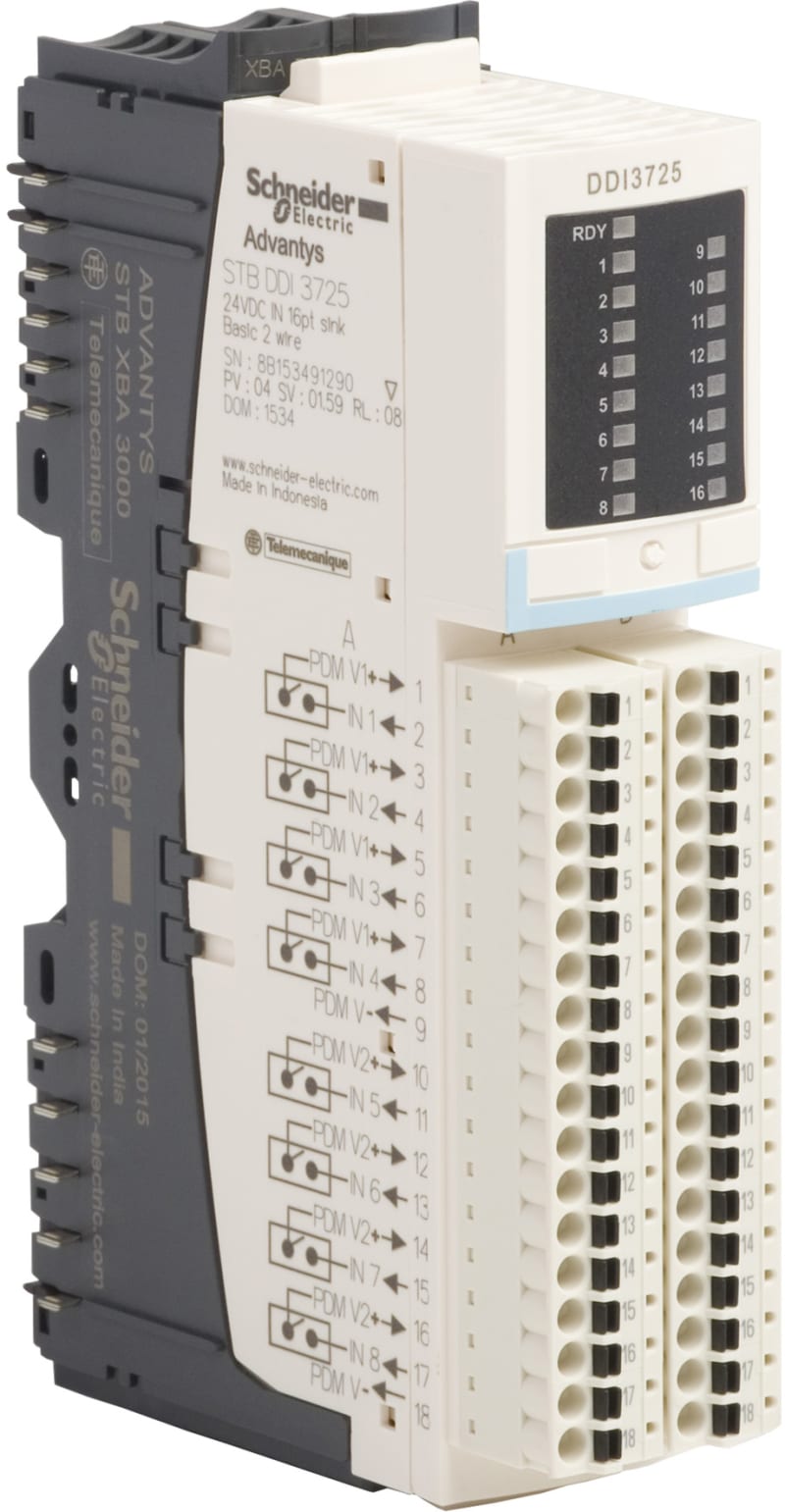 Schneider Electric Advantys STB basic digital input kit 24 V DC 16 I (STBDDI3725KC)
